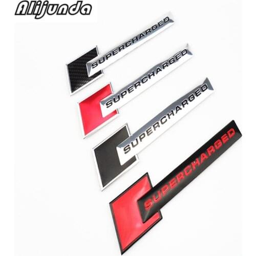 New 3D Metal Motorsport SUPERCHARGED Car styling Emblem Badge Sticker for Chevrolet Cruze TRAX Aveo Lova Sail EPICA Captiva