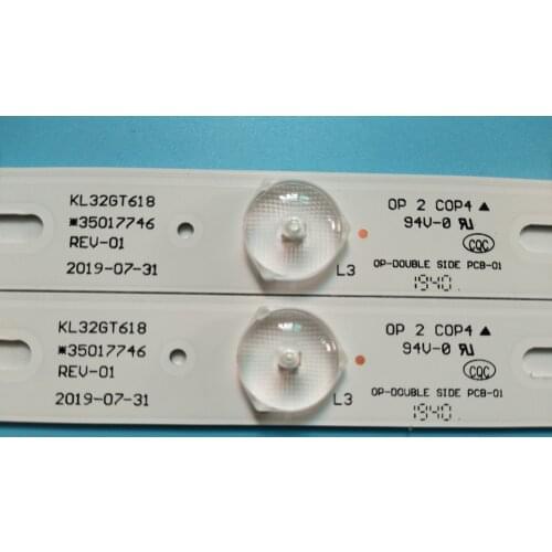 New 20pcs/lot 10LEDs(6V) 644mm LED backlight strip for KONKA KL32GT618 35017727