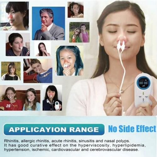 Origanal LASTEK LLLT Laser Therapy Device Medical Phototherapy Electric Portable 5V 650nm Allergic Rhinitis Red Light Treatment