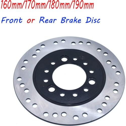 160 170 180 190mm front or rear Brake Disc Inner hole 58mm For Chinese GY6 Scooter i Motorcycle ATV Moped Go Kart Spare Parts
