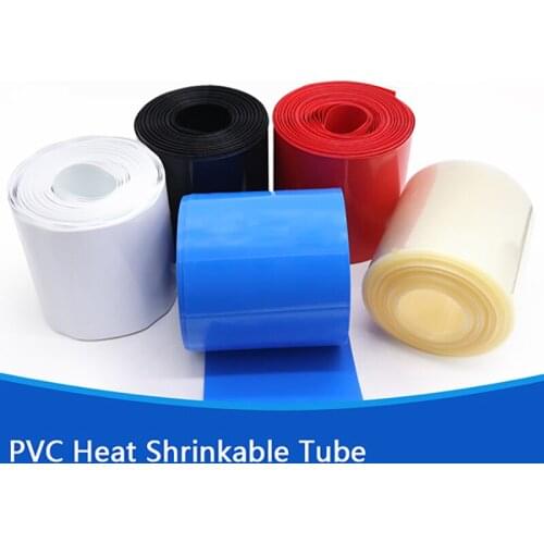 PVC Heat Shrink Tube 95mm Flat Width Model Accessories Battery Cover Film Φ60mm Heat Shrinkable Film