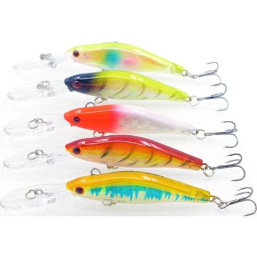 Fishing lure laser Minnow 9cm/7g Bait-artificial minnow sinking lure hard baits