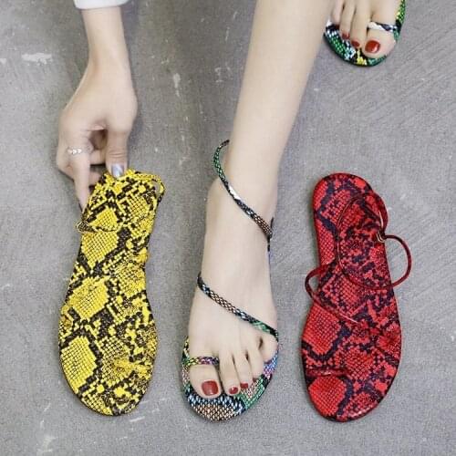 Women Flat Sandals Comfort Open Toe Slippers Summer Fashion Leopard Print Women Sandals Ladies Slide Casual Woman Flip-flops New