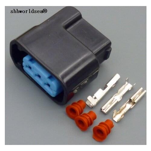Shhworldsea 1sets 3Pin Waterproof Connector For Honda for Odyssey seven generation for Civic CRV high-voltage ignition coil plug