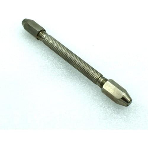 Steel Double Ended Pin Vise Clamp Lock Jewelry Craft Hobby Drill Tool