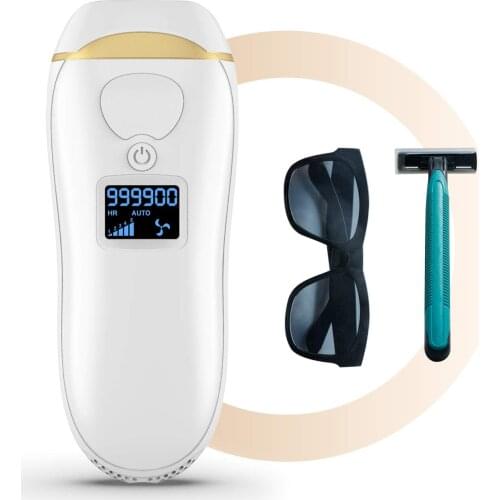 At-Home IPL Hair Removal for Women, Permanent Painless Laser Hair Removal Device for Whole Body, Upgraded to 999,900 Flashes