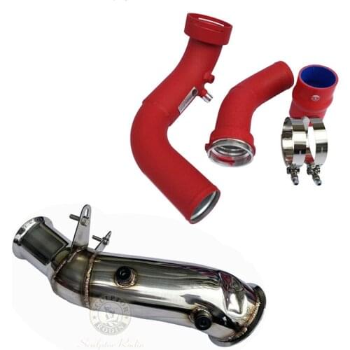 Charge pipe+4" Catless Downpipe FOR N55 F20/F21/F22 F30 F31 F32 F33 F34 M135i M235i 335i 435i