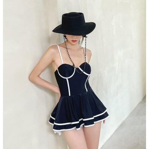 2021 Sexy Female Bandage Swimwear Tummy Control Swimdress Open Back Bathing Suit Push Up Swimsuit Pad Summer Beach Swim Monokini