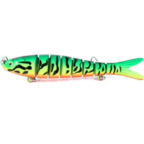 16 Colors Multi Jointed Swimbait 13.7cm 27g Wobblers 8 Segments Fishing Lures Hard Bait Fishing Tackle For Bass Pesca 2020