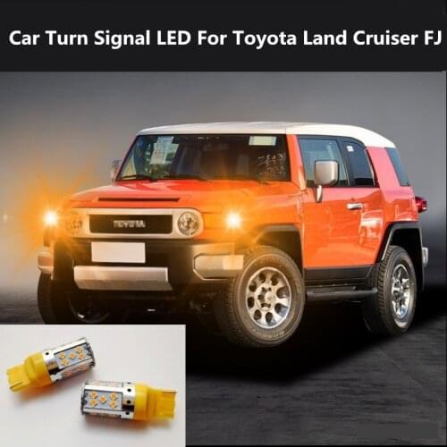 2PCS Car Turn Signal LED Command light headlight modification For Toyota Land Cruiser FJ 12V 10W 6000K