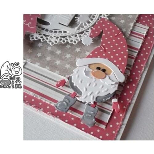 2020 Santa Claus Metal Cutting Dies DIY Scrapbooking Paper Photo Album Crafts Knife Mould Cards Christmas Blade Punch Stencils