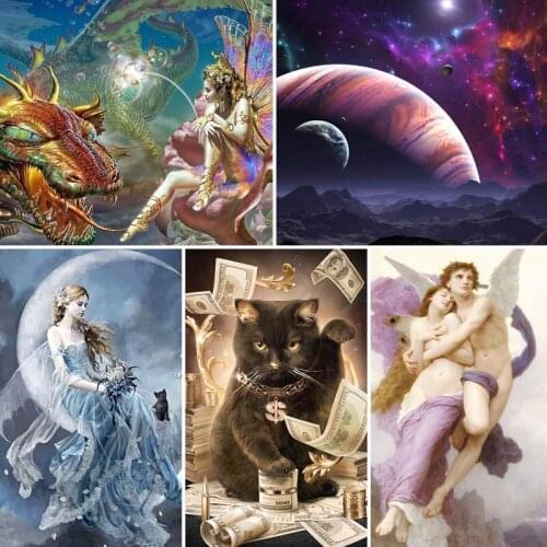 40x50x60 diamond painting 5D Full Square Diamond embroidery mosaic Cross Stitch DIY Wall Sticker home Decoration Christmas Gift