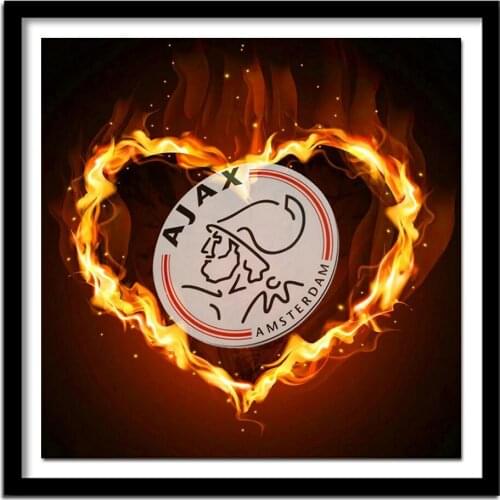 5D Diy Diamond Painting Cross Stitch Diamond Embroidery AJAX Football logo diamond wall painting