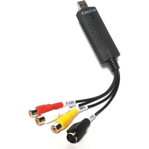 USB2.0 Video Audio Capture Adapter Card convert analog VHS, Hi8 to digital for windows10