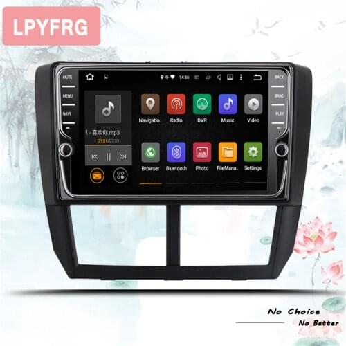 9 Inch 2din Android 10.0 Car Radio For 2008 2009 2010 2011 2012 Subaru Forester GPS Audio Head Unit Tape Recorder Multimedia