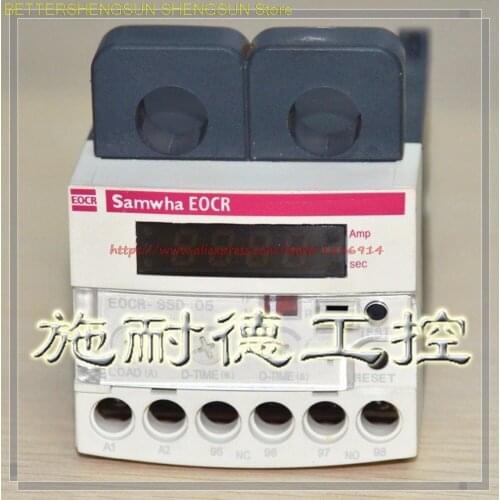 Free shipping Electronic digital display over current relay EOCR-SSD 60 220V/440V/110V Motor protector