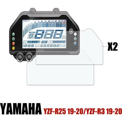 For Yamaha YZF R3 R25 YZF-R25 YZF-R3 2019 2020 Motorcycle Cluster Scratch Protect Film Cluster Screen Protector Instrument Film
