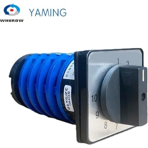 KDHC-32/5*10 10 position 5 phase electrical switches for CO2 welding machine changeover rotary switch High quality AC50Hz 380V
