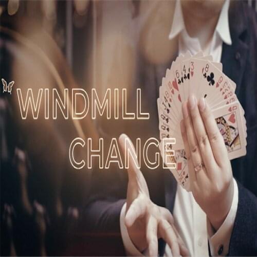 Windmill Change (ALL and Prop) by Jin - Card Magic Tricks Street Magic Illusions Close up Magic Props Gimmick Magician Decks Fun