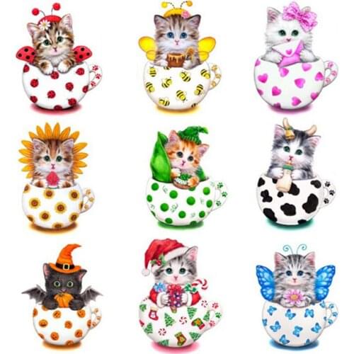 Картины котов по номерам Kexinzu China At AliExpress