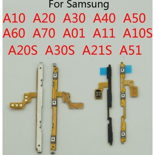 For Samsung A10 A20 A30 A40 A50 A70 A01 A11 A10s A20s A21s A30s A50s A21 A31 A51 A71 Volume Power Switch On Off Button Key Flex