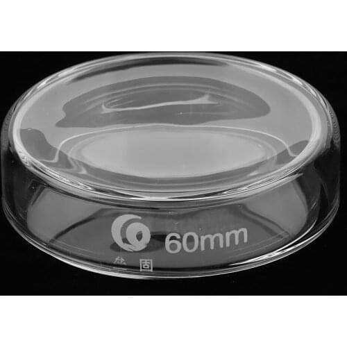 Laboratory Petri Dish Glass Sterile Cell Plant Tissue Culture Dishes with Lids, Diameters of 60mm, 75mm, 90mm, 100mm