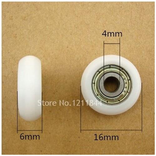 Nylon Miniature Mini Bearing Ball 604zz 4x16x4mm Free Shipping