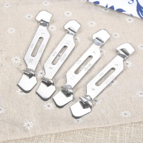 1Pc Steel Industrial Sewing Machine Crimping Presser Foots Both Ends Walking Foot for Single Needle Flat Car Pull Umbrella Edger