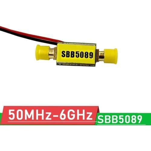 SBB5089 50MHz TO 6GHz RF amplifier gain signal Broadband RF POWER amplifier for Ham Radio AMP HF FM VHF UHF