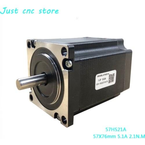 Leadshine nema 23 Stepper Motor 57HS21A 8mm Shaft 5A 2.1 N.M 76mm CNC machine engraving machine