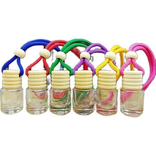 6ML 40pcs/lot Creative Gift Container, DIY Car Hang Pandent Decoration, Empty Glass Perfume Bottle