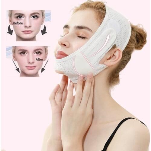Face V Shaper Facial Slimming Bandage Relaxation Lift Up Belt Shape Lift Reduce Double Chin Face Thining Band Massage Hot Sale