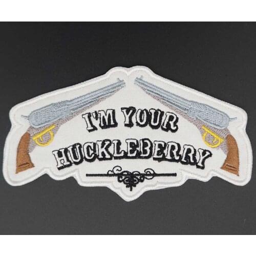 I,M YOUR MUCKLEBERRYl GUN ARMY TACTICAL SAMURAI EMBROIDERED hook backing patch Boost morale badge IN BAG Jacket Arm hat
