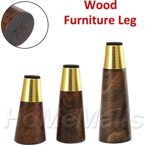 4pcs Wood Furniture Legs Straight Feet As Replacement for Sofa Bed Couch Table Cabinets Wooden Legs Furniture Improvement
