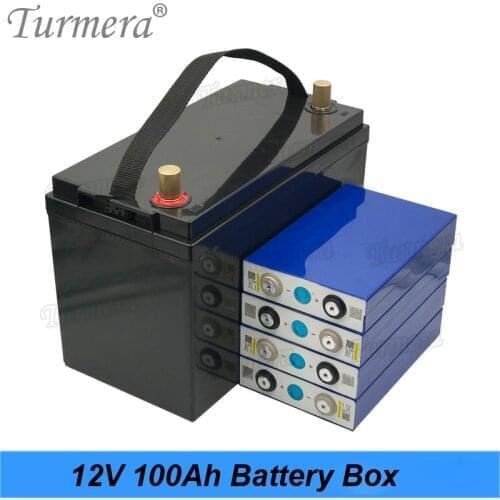 Turmera 12V 90Ah 100Ah 3.2V Lifepo4 Battery Lithium Iron Phosphate Battery M8 Screw Copper Column for Uninterrupted Power Supply