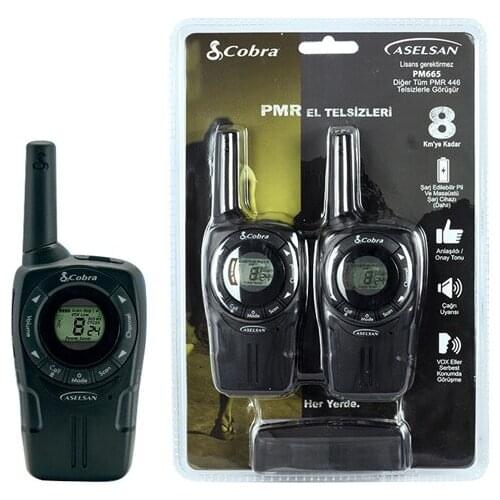 ASELSAN PM-665 BATTERY AND CHARGER INCLUDED 8 KM DUAL HANDHELD TRANSCEIVER (8 CHANNEL + 121 BOTTOM CHANNEL)