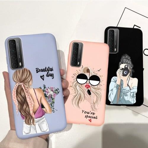 For Huawei P Smart 2021 Case Coque 6.67" Soft Silicone Cover For Huawei psmart 2021 PPA-LX2 Cases Back Cover PSmart 2021 Fundas