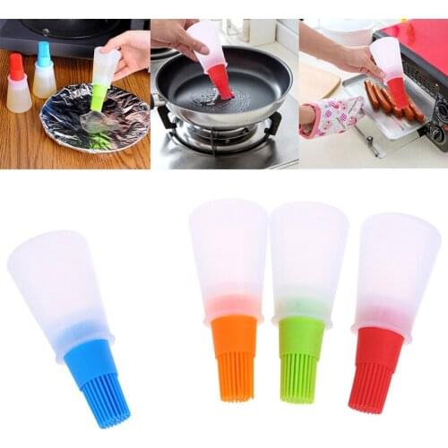 Honey Oil Pastry Silicone Brush Baking Brushes Liquid Oil Pen Cake Butter Bread Pastry Brush BBQ Utensil Safety Basting Brush 3