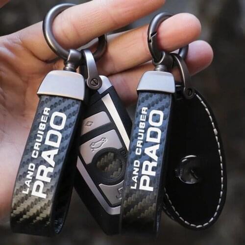 For for Toyota Prado 120 Fj150 Land Cruiser Car Accessories Key Chains Keychain Holder Key Ring Lanyard for Keys Car Styling