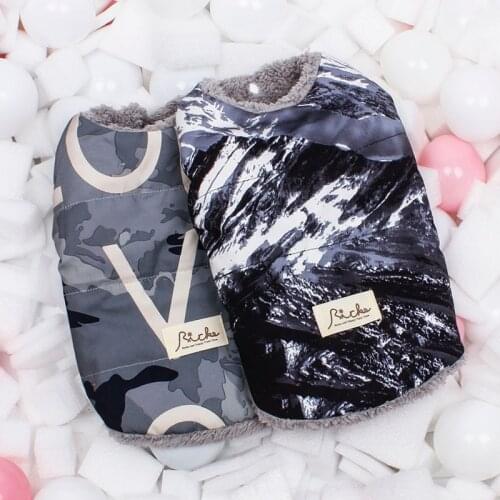 Camouflage Pet Dog Jacket for Small Dogs Winter Warm Dog Clothes Chihuahua Yorkies Sweatshirt Pets Dogs Clothing abrigo perro