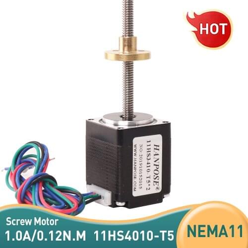 Nema11 linear t-screw Motor 40MM length 100mm / 150mm large torque stepping motor