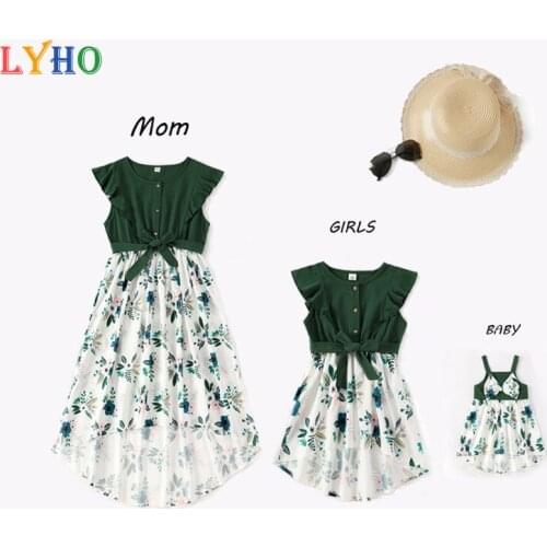 Одинаковые платья для мамы и дочки LYHO China At AliExpress