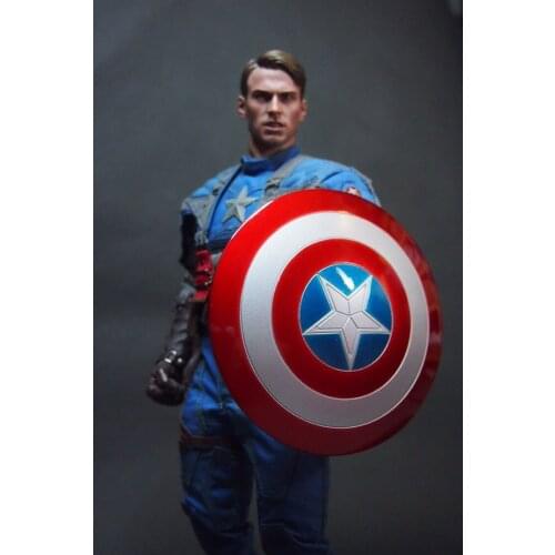 1/6 Scale High Density Metallic Shield for 12in Action Figure Collection Toys