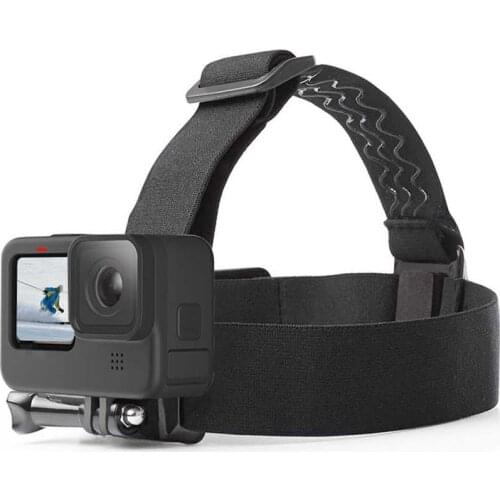 Non Slip Headband Mount for GoPro Hero 9 Hero9 Black Adjustable Helmet Head Belt Strap Mount Action Camera Accessories for Hero9