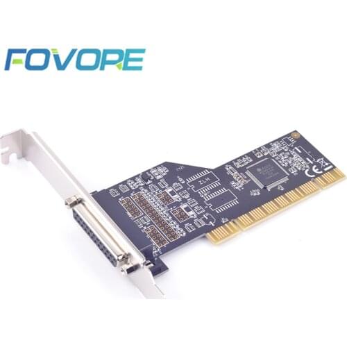 PCI Parallel DB25 Adapter PCI to Parallel DB25 LPT Printer Adapter Converter Card Controller Mos Chip MCS9865