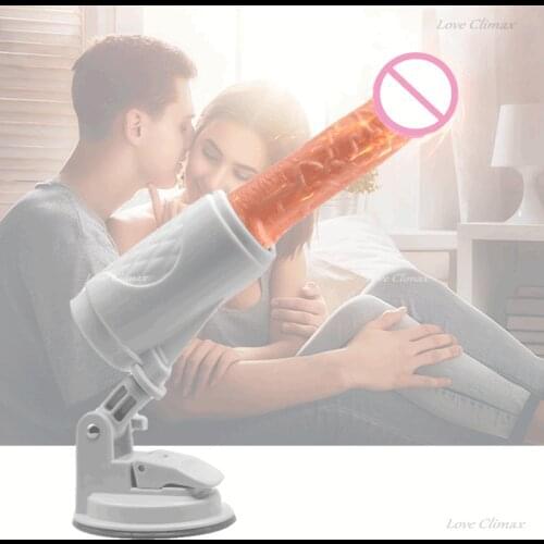 Couple Sex Toy Vibrator Remote Control Masturbation Machine Powerful Female Vibration Automatic Retractable Dildo Adult Products