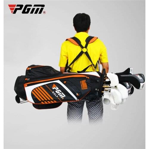 PGM 90*28CM Portable Golf Stand Bag Golf Bags with Stand 14 Sockets Multi Outdoor Sport Pockets Standard Bag with Shoulder Strap