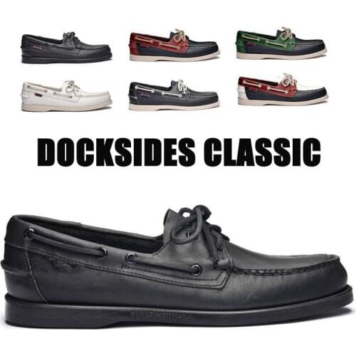 Men Genuine Leather Driving Shoes,Homme Femme Docksides Classic Boat Shoe,Brand Design Flats Loafers For Men Women 2019A003