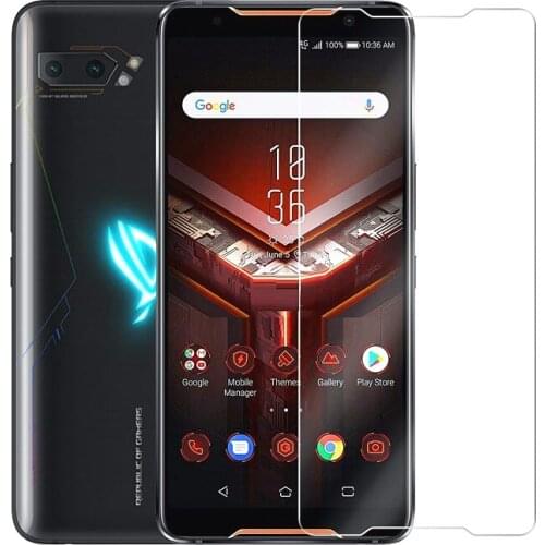 Tempered Glass For Asus ROG Phone II 2 Glass Screen Protector 2.5D 9H Premium Tempered Glass For Asus ROG Phone 2