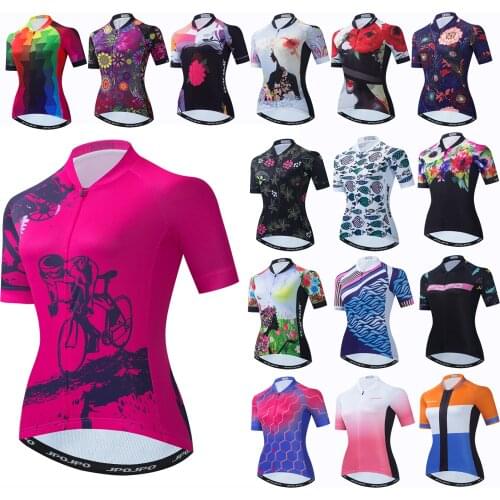 Cycling Jersey Women Summer Short Sleeve Bike Shirts Top Pink Gear Bicycle Clothing Maillot Ropa Ciclismo Cycling Clothing wear